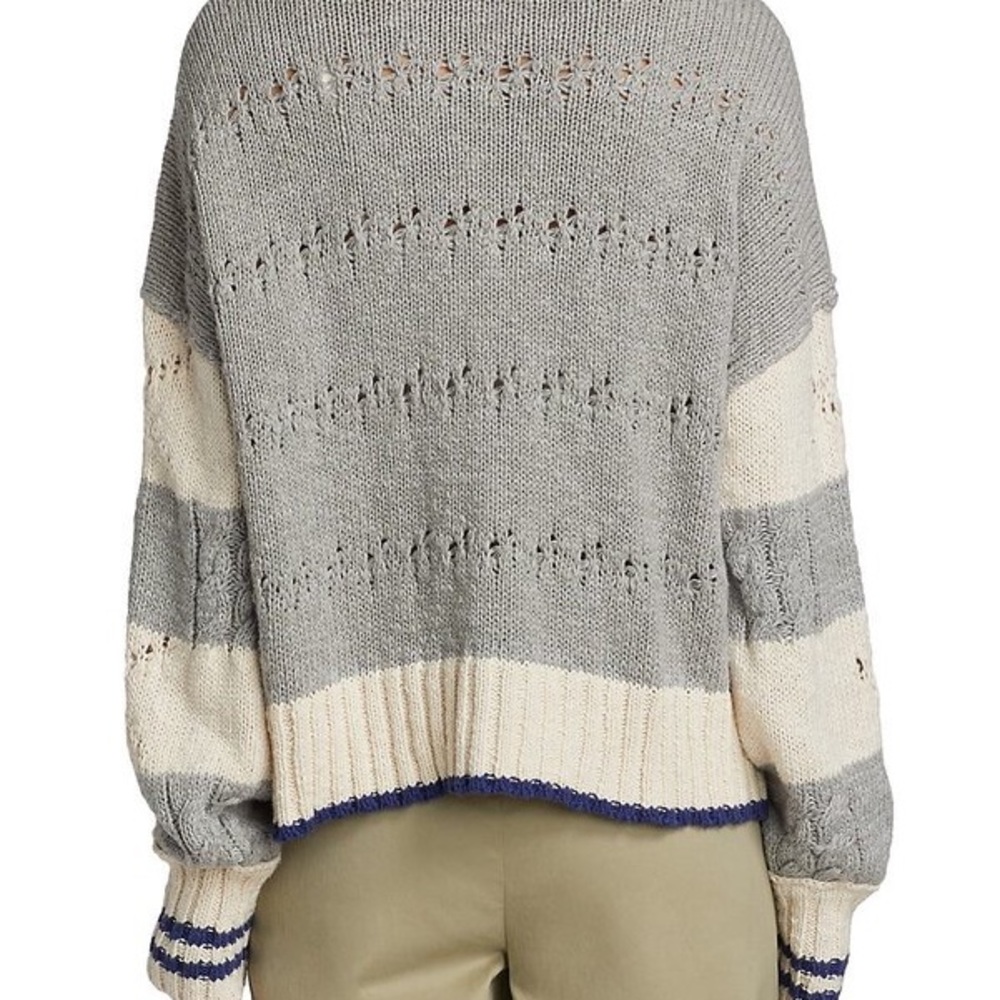 ๐ฏ๐น Free People ~ Pembrook Sweater in Ivory Combo - Picture 8 of 13